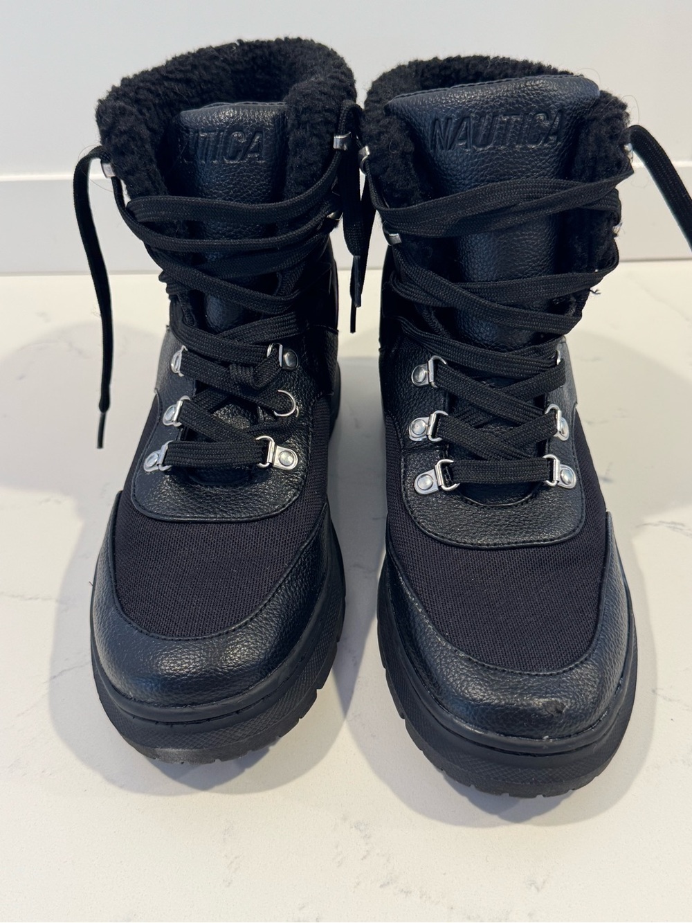 Nautica Black Winter Boots Size 7